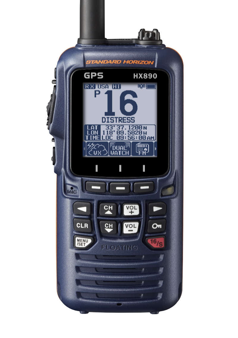 New HX890E Handheld DSC VHF Radio from Standard Horizon