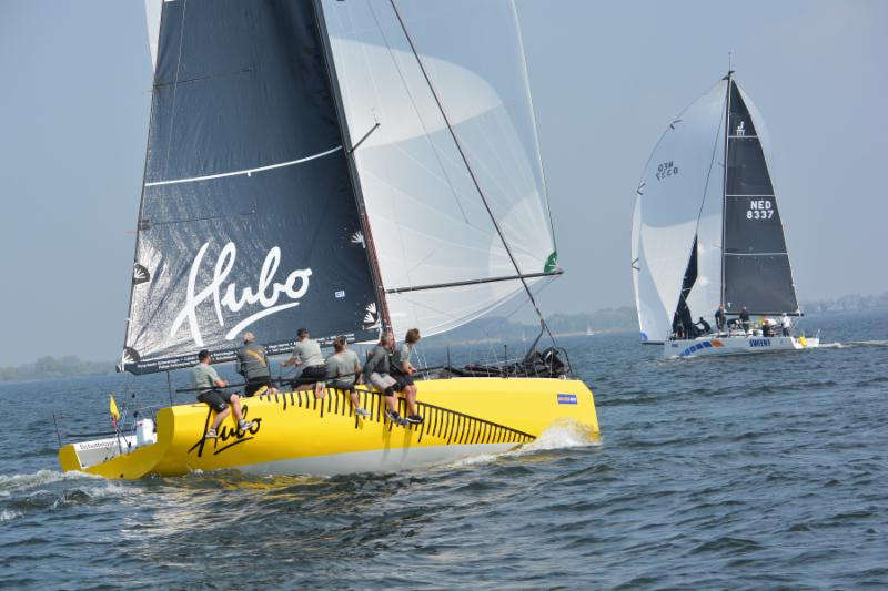 Hubo in action off The Hague - photo courtesy The Hague Offshore Sailing Worlds 2018