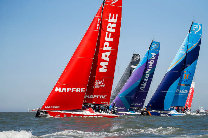 MAPFRE wins in Itajaí to extend In-Port Series lead - Volvo Ocean Race
