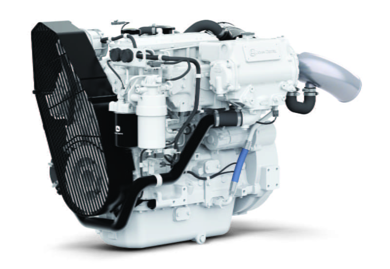 John Deere 4.5L marine engine made its debut at London Boat Show