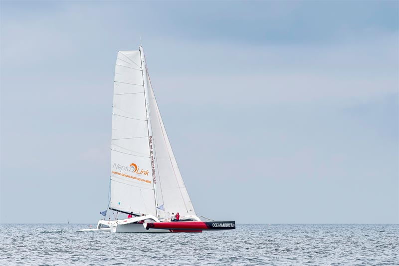 Maritime first: Trimaran connected to 4G during quest for The Record SNSM