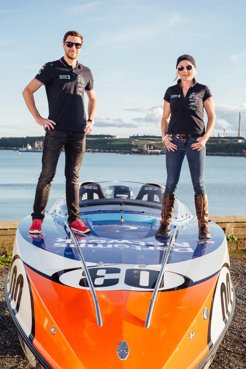 Milford Waterfront sponsors Coleman Racing Powerboat team