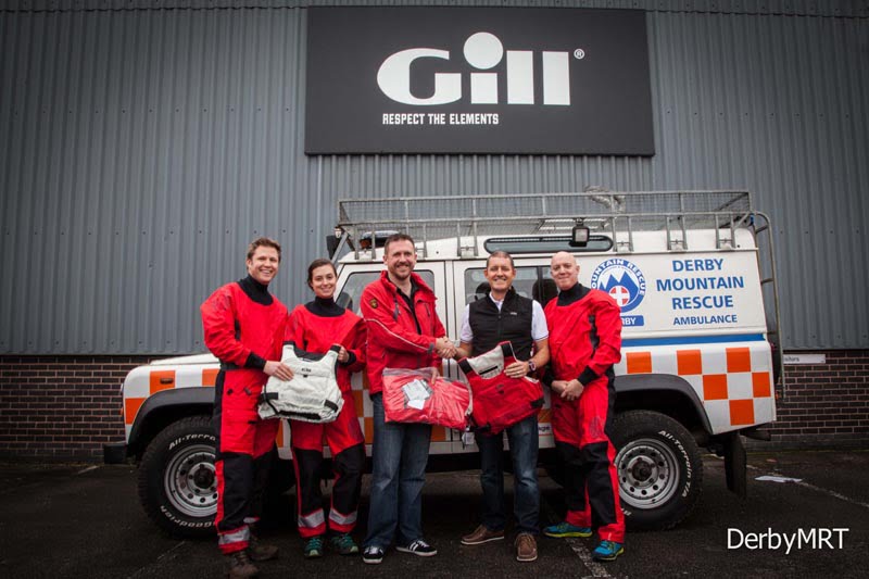 Gill donates vital equipment to help Derby Mountain Rescue Team