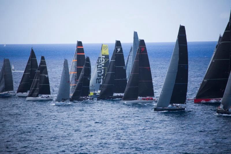 The IRC Zero and IRC Canting Keel fleet made an impression at the start of the RORC Caribbean 600 - Credit: RORC/Emma Louise Wyn Jones|The IRC Zero and IRC Canting Keel fleet made an impression at the start of the RORC Caribbean 600 - Credit: RORC/Emma Louise Wyn Jones|First to start the 2016 RORC Caribbean 600: CSA