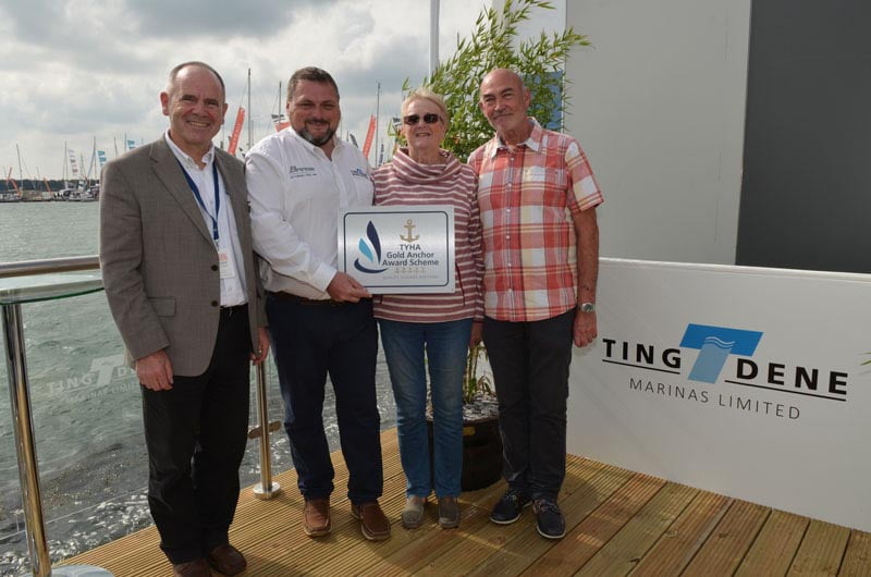 Tingdene celebrates Five Gold Anchor Award for Thames & Kennet Marina