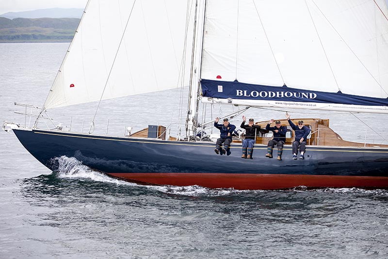 80 years of Sailing aboard The Royal Racing Yacht Bloodhound