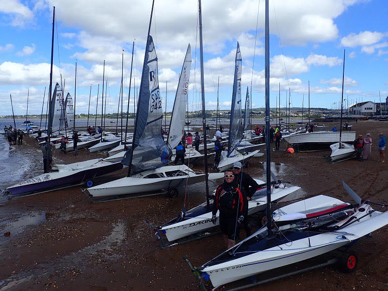 RS100 Volvo Noble Marine National Championship at Exe SC 8-11 Sept Day One