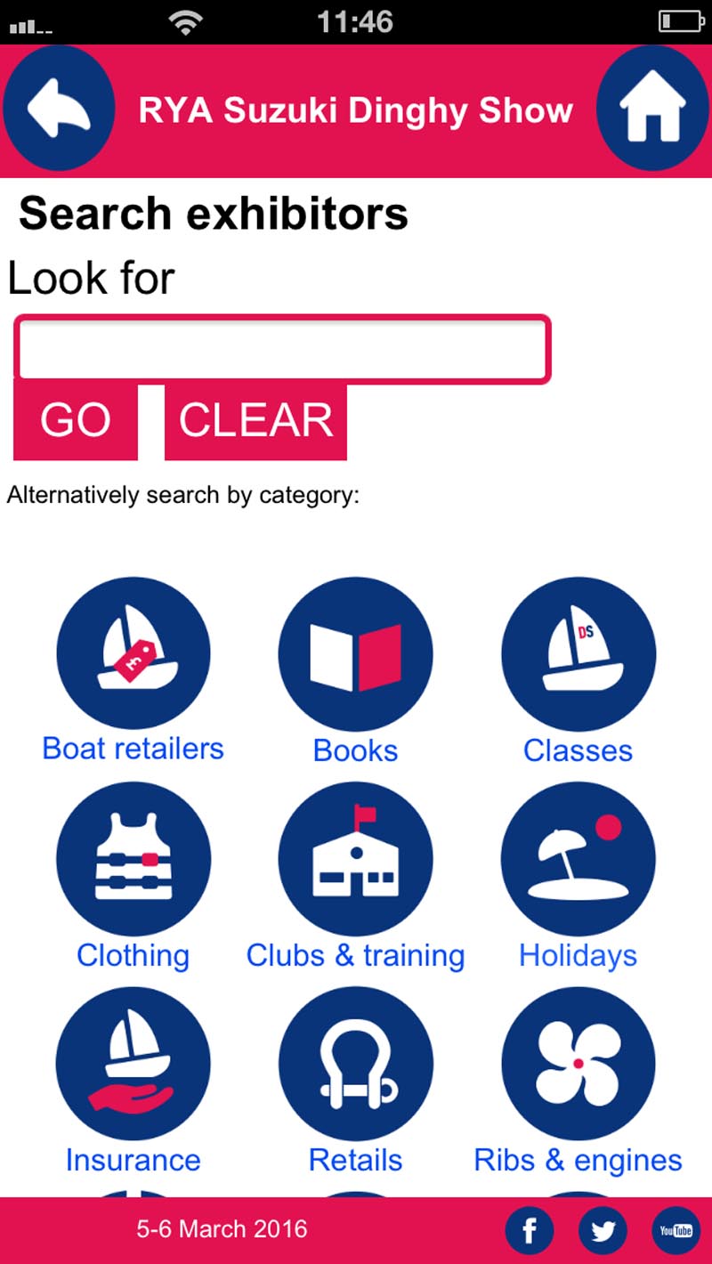 Official RYA Suzuki Dinghy Show app now available to download