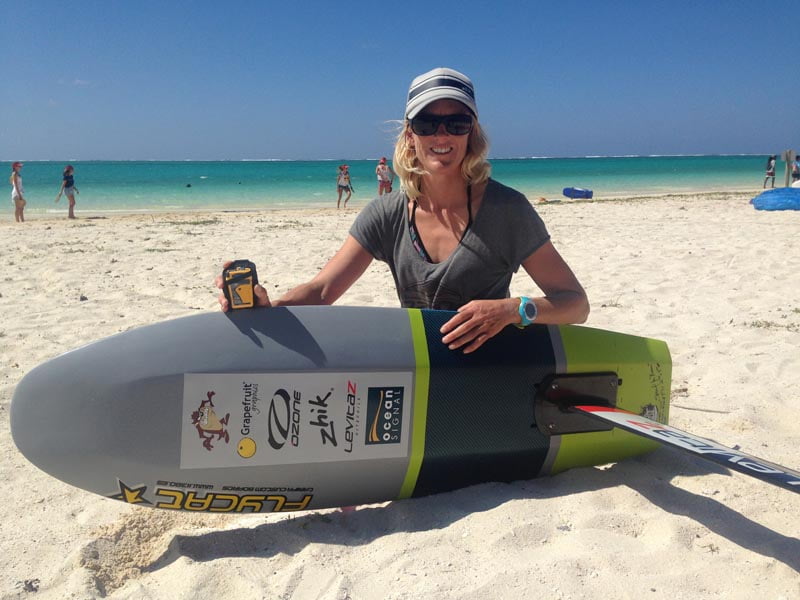 Ocean Signal Teams Up with Kite Racer Gina Hewson to Highlight Importance of Wearing a PLB