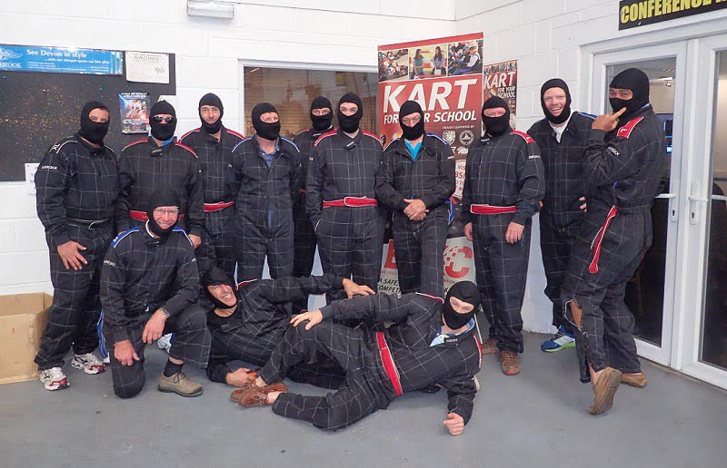 The RS100 fleet swapped wetsuits for overalls and balaclavas