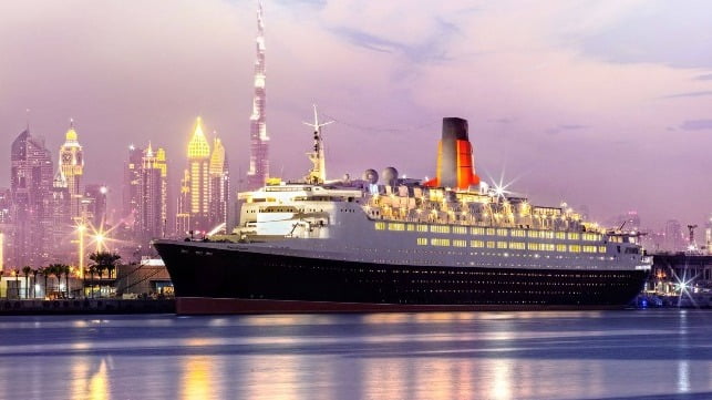 Ocean Liner Queen Elizabeth 2 Reopens as Floating Hotel