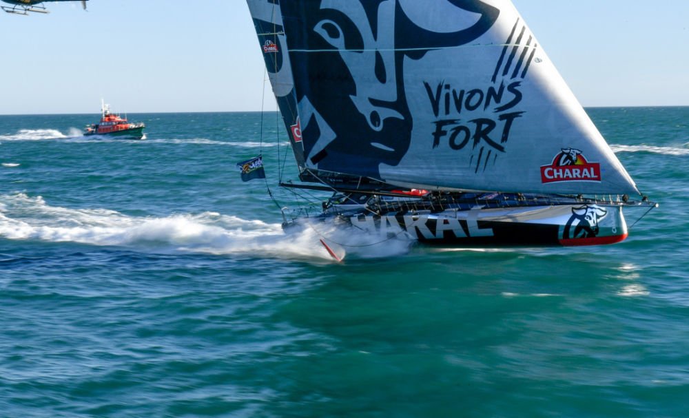 Charal Leads Fleet Into First Night Of Ninth Vendee Globe After Emotional Send Off
