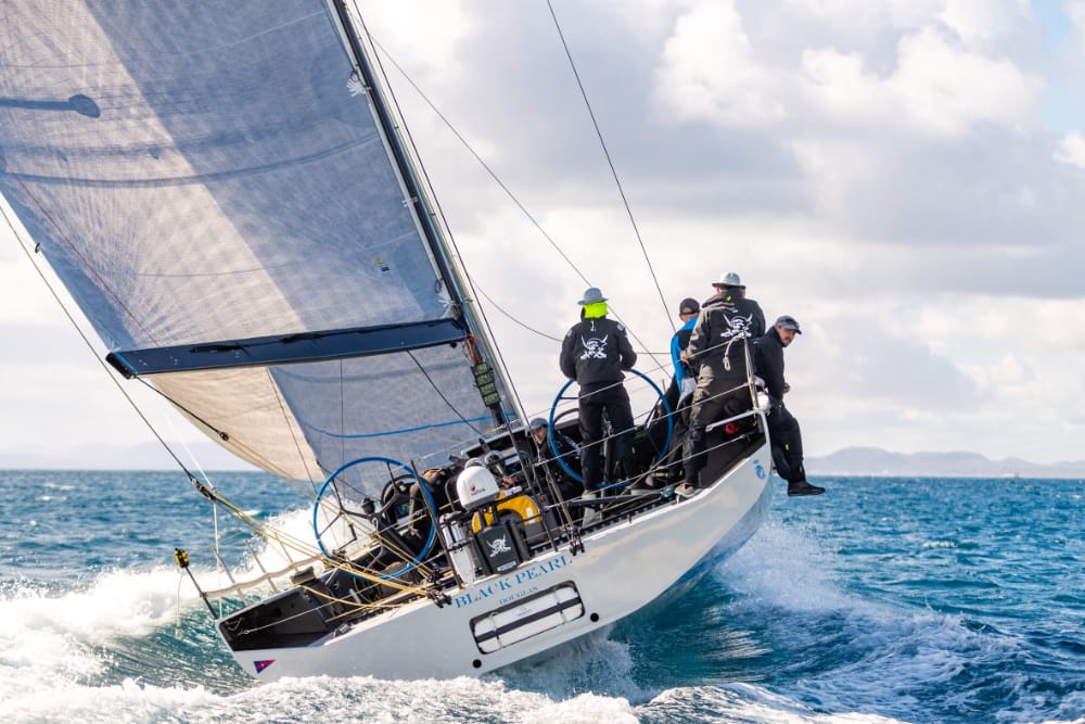 German Carkeek 56 Black Pearl, skippered by Stefan Jentzsch © James Mitchell/RORC