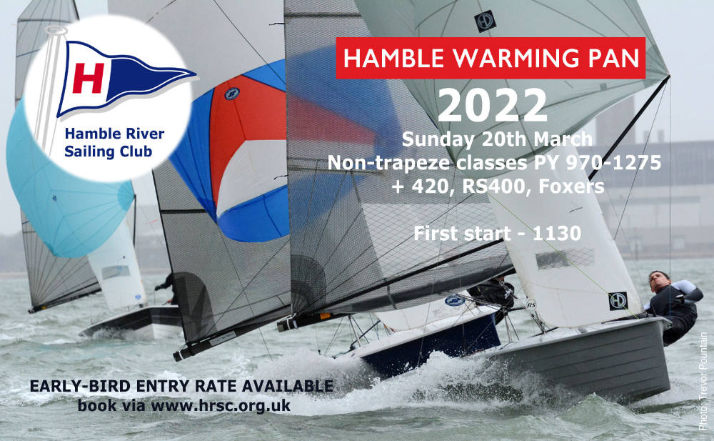 Hamble Warming Pan 2022 - Sunday 20th March