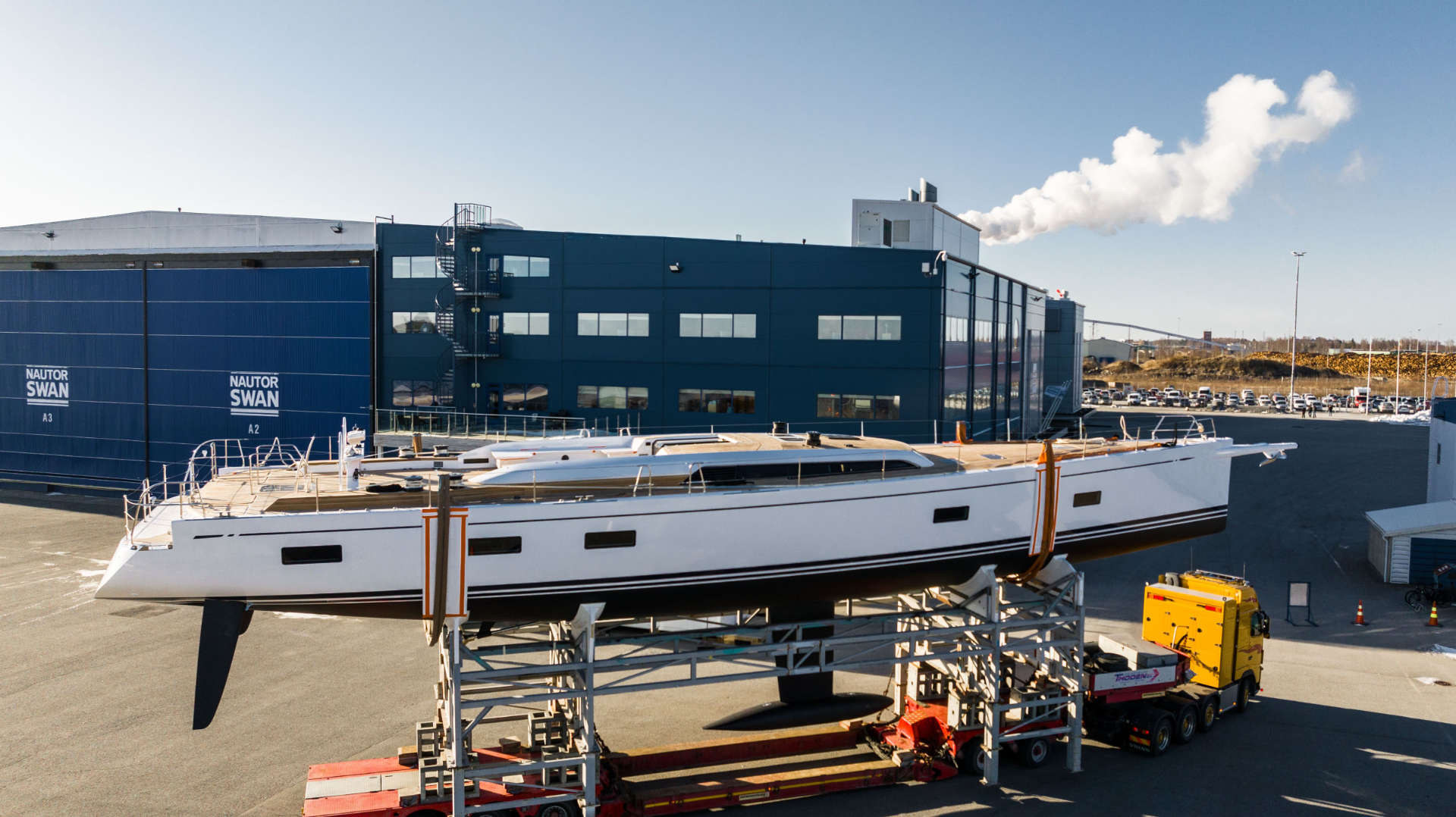 SWAN 88 – THE FIRST HYBRID ELECTRIC PROPULSION YACHT BY SWAN HAS BEEN LAUNCHED